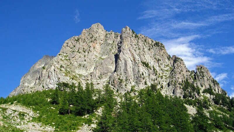 Le Petit Cayre et le Grand Cayre de la Madone de Fenestre. Archivio PNM, F. Guigo