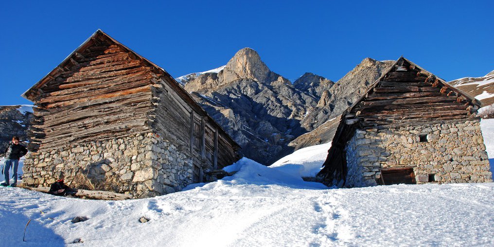 Baite di Ruissiénigous, vallone di Roya nelle Alta Tinée (© Philippe Pierini)