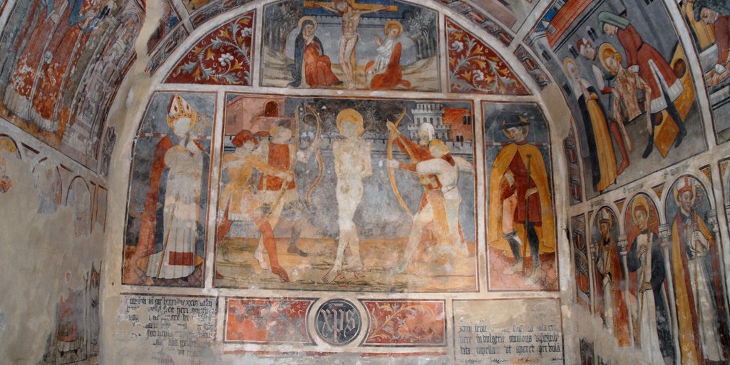 Affreschi della cappella di Venansson (© Franck Guigo PNM)
