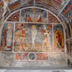 Affreschi della cappella di Venansson (© Franck Guigo PNM)