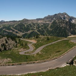 La strada del Colle della Lombarda. Foto Hernry Philippe.
