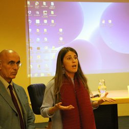 Il presidente Salsotto e l'on. Chiara Gribaudo.