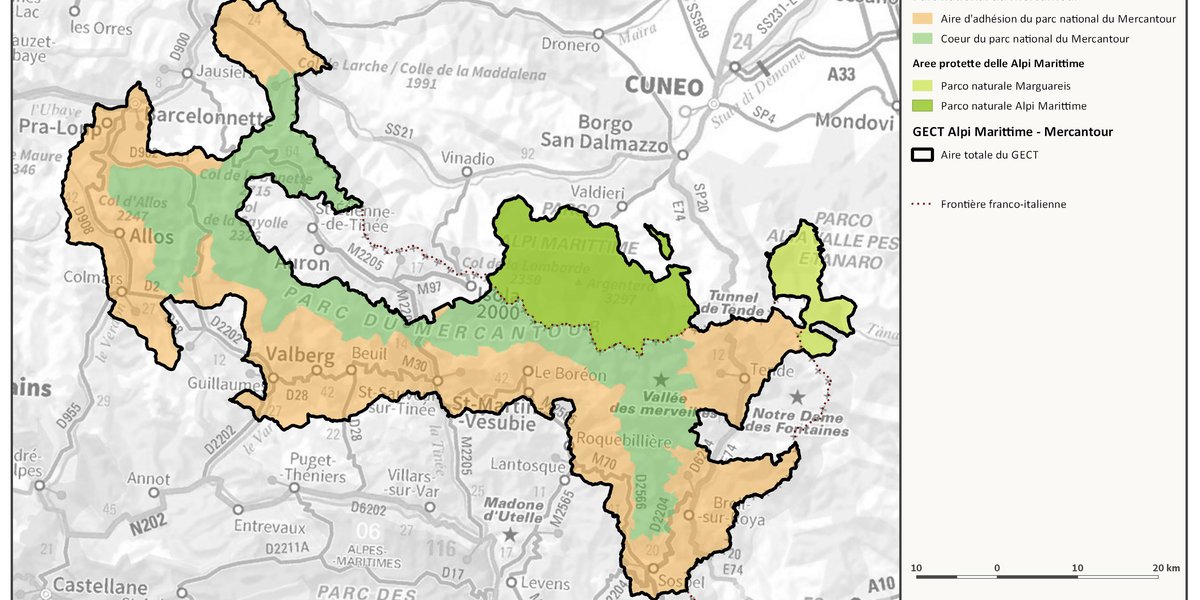 Carte du GECT