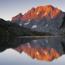 Il Lago di Fremamorta e l'Argentera (R. Malacrida)